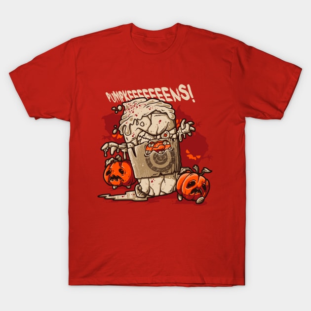 Pumpkin Spice Zombies T-Shirt by LetterQ